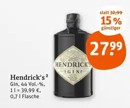 tegut Hendrick's gin Angebot