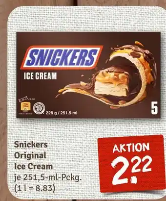nahkauf Snickers original ice cream Angebot