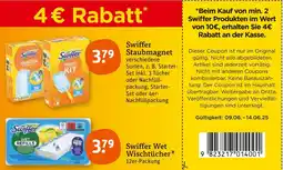 tegut Swiffer staubmagnet oder wet wischtücher Angebot