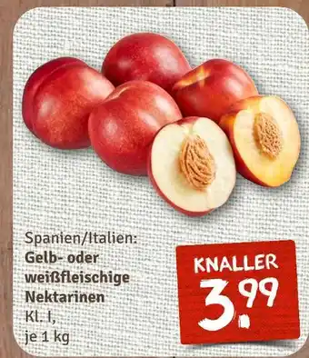 nahkauf Gelb- oder weißfleischige nektarinen Angebot
