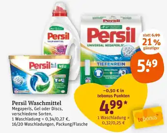 tegut Persil waschmittel Angebot