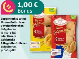nahkauf Coppenrath & wiese unsere goldstücke 9 weizenbrötchen Angebot