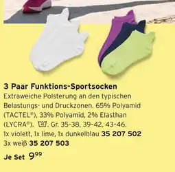 Tchibo 3 paar funktions-sportsocken Angebot