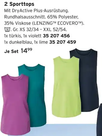 Tchibo 2 sporttops Angebot