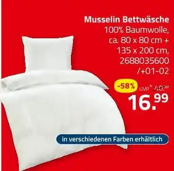 ROLLER Musselin bettwäsche Angebot