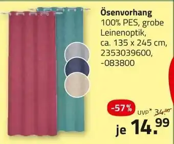 ROLLER Ösenvorhang Angebot