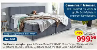 ROLLER Familienboxspringbett Angebot