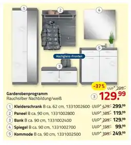 ROLLER Garderobenprogramm Angebot