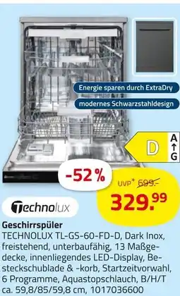 ROLLER Technolux geschirrspüler Angebot