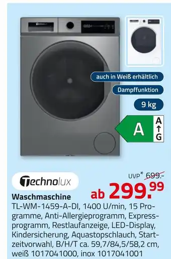 ROLLER Technolux waschmaschine tl-wm-1459-a-di Angebot
