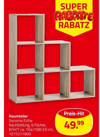 ROLLER Raumteiler Angebot