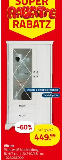 ROLLER Vitrine Angebot