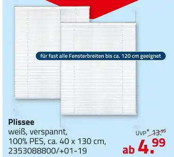 ROLLER Plissee Angebot