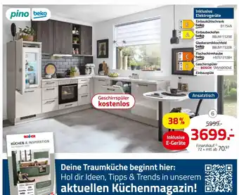 ROLLER Pino, beko einbauküche Angebot