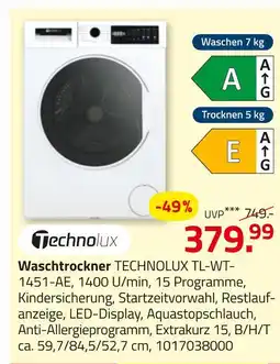 ROLLER Technolux waschtrockner tl-wt-1451-ae Angebot