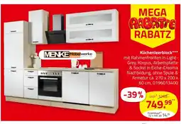 ROLLER Menke möbelwerke küchenleerblock Angebot