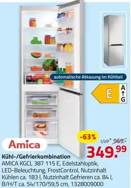 ROLLER Amica kühl-/gefrierkombination Angebot