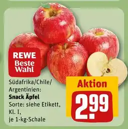 REWE Rewe beste wahl snack äpfel Angebot