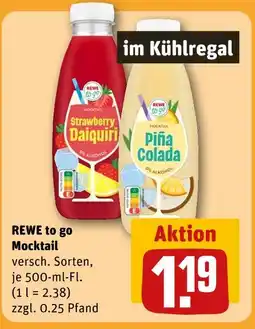 REWE Rewe to go mocktail Angebot