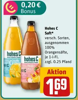 REWE Hohes c saft Angebot