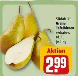 REWE Grüne tafelbirnen Angebot