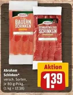 REWE Abraham bauernschinken Angebot