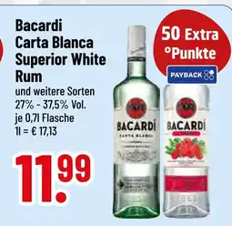 trinkgut Bacardi carta blanca superior white rum Angebot