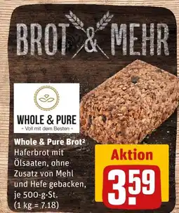 REWE Whole & pure brot² Angebot
