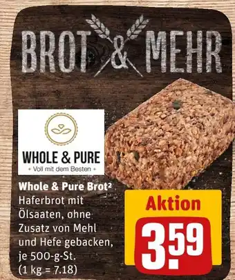 REWE Whole & pure brot² Angebot