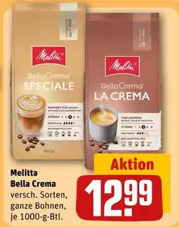REWE Melitta bella crema speciale oder bella crema la crema Angebot