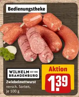 REWE Wilhelm brandenburg zwiebelmettwurst Angebot