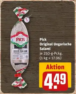 REWE Pick original ungarische salami Angebot