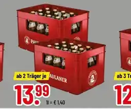 trinkgut Paulaner bierkiste Angebot