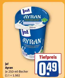 REWE Ja! ayran Angebot