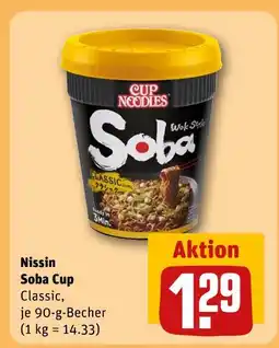 REWE Nissin soba cup Angebot