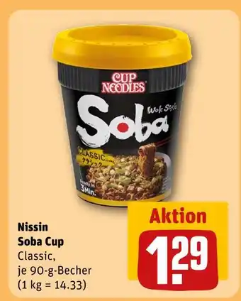 REWE Nissin soba cup Angebot
