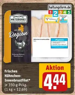REWE Qualitäts metzgerei wilhelm brandenburg frisches hähnchen-innenbrustfilet Angebot