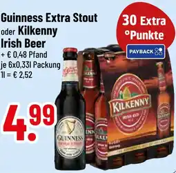 trinkgut Guinness guinness extra stout oder kilkenny irish beer Angebot
