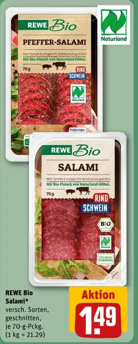 REWE Rewe bio salami Angebot