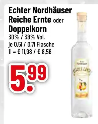 trinkgut Echter nordhäuser reiche ernte oder doppelkorn Angebot