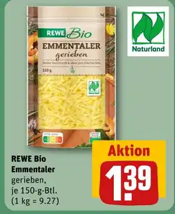 REWE Rewe bio emmentaler gerieben Angebot