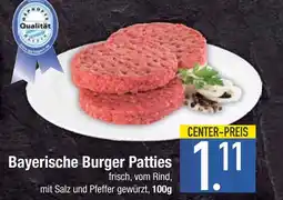 Edeka Bayerische burger patties Angebot