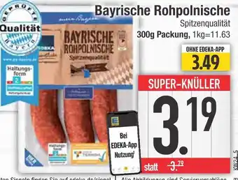Edeka Bayrische rohpolnische Angebot