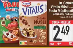 Edeka Dr. oetker vitalis müsli Angebot