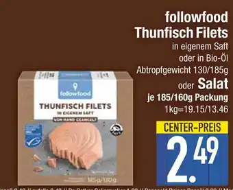 Edeka Followfood thunfisch filets Angebot