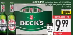 Edeka Beck's beck's pils und weitere sorten Angebot