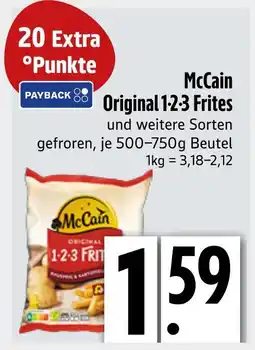 Edeka Mccain original 1-2-3 frites Angebot