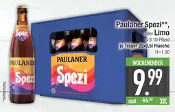 Edeka Paulaner paulaner spezi Angebot