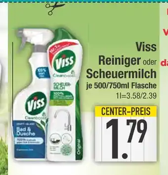Edeka Viss reiniger oder scheuermilch Angebot