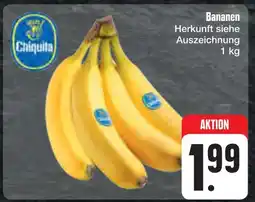 E-Center Chiquita bananen Angebot